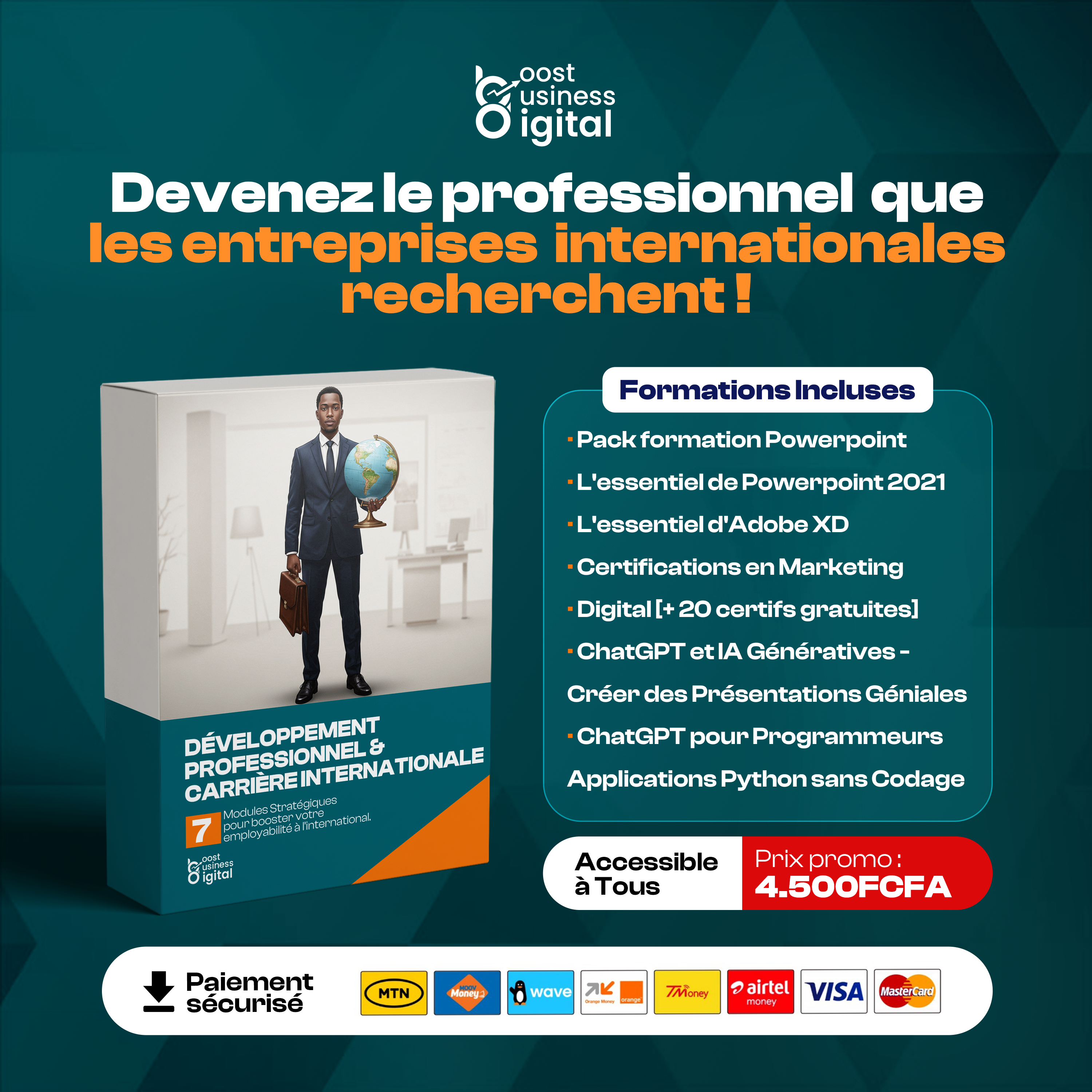 DEVENEZ LE PROFESSIONNEL QUE LES ENTREPRISES INTERNATIONALES RECHERCHENT